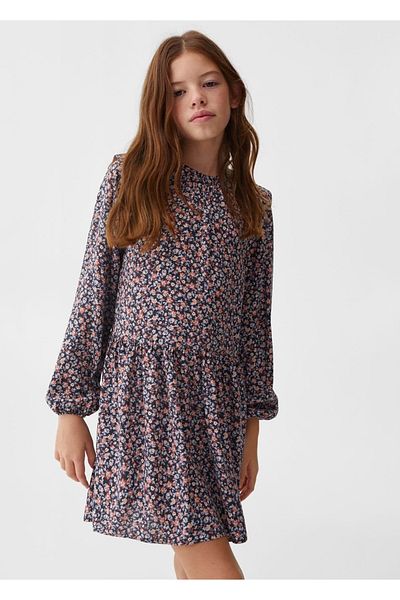 MANGO Kids Κομψό φόρεμα με λουλούδια