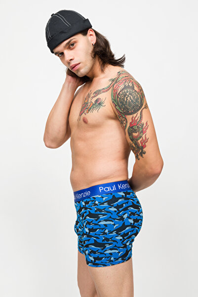 Paul Kenzie Mintás férfi boxerek – Eco karakterek – Oh Whale