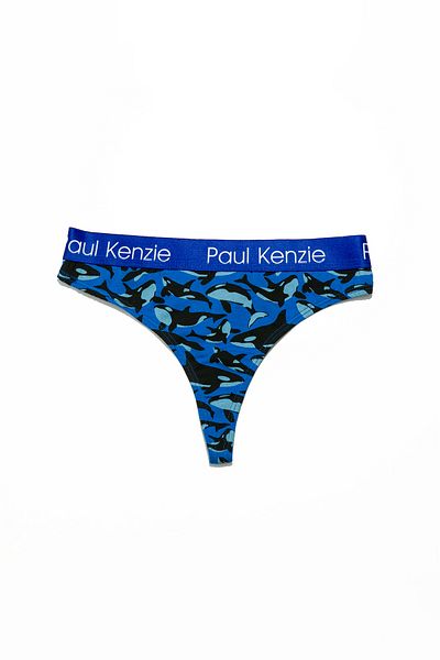 Paul Kenzie Patterned Women's String Panties – Eco Characters – Oh Whale
