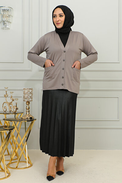 penye Γυναικεία ζακέτα με τσέπες, ρούχα Materni