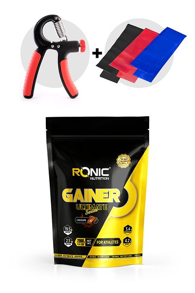 Ronic Nutrition Gainer Mass Ultimate 2000 G Carb Powder to Help Weight Loss (CHOCOLATE AROMAL) Hd-06