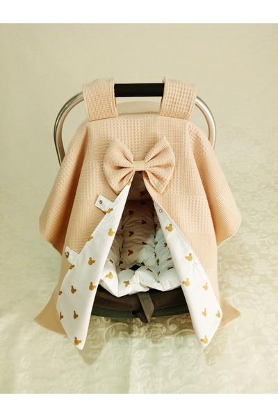 Wenaris ÇİFT TARAFLI Puset örtüsü, Puset minderi, 2 parça