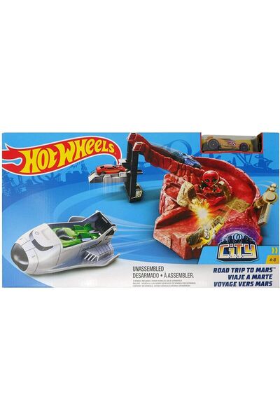 HOT WHEELS City Road Trip To Mars Set Includes 1 Car