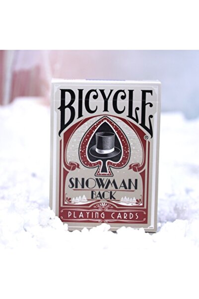 OyuncaklarÜlkesi Bicycle Snowman Back (Red) Red Game Card Limited Edition Col...