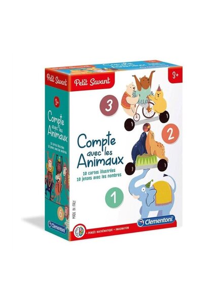 CLEMENTONI المتعلم الصغير - الأرقام والحيوانات