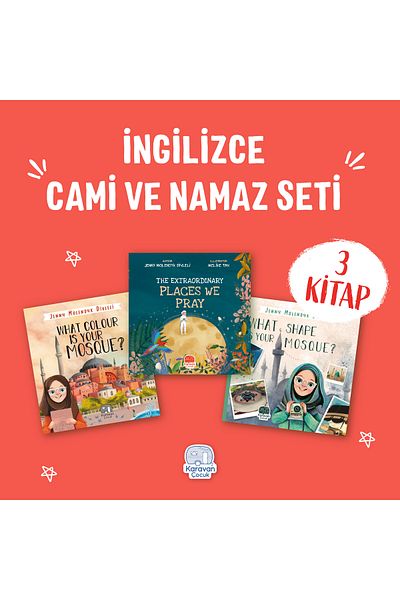 Karavan Çocuk English Mosque and Prayer Set (3 Books), Jenny Molendyk Divleli