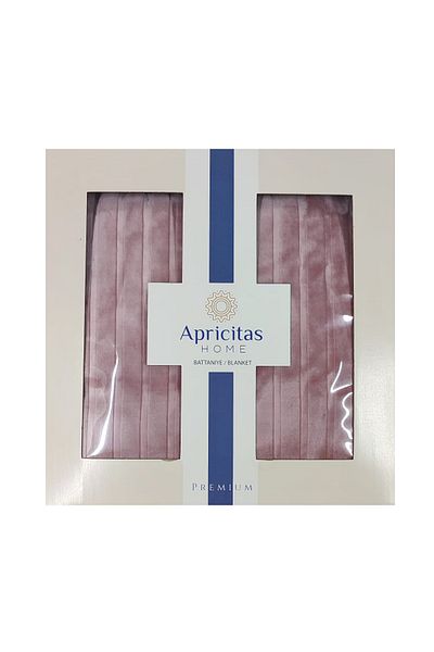 Apricitas HOME Pătură Premium Dublă 200x220 Blush Roz Deschis