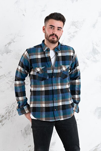 ADVANTE Сlimfit Подвійна кишеня Лісоруб Сорочка