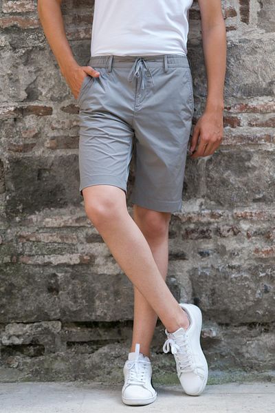 AKÇAYLAR Ανδρικό σορτς από ύφασμα πολυαμιδίου Regular Fit Lycra Side Pocket
