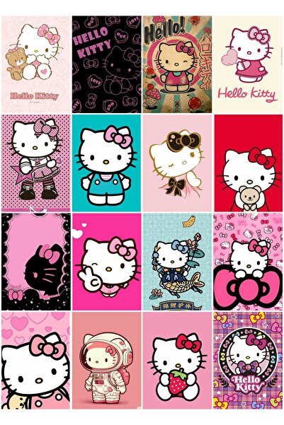 owl bag Hello kity 1 NU set de autocolante multiplu de 16