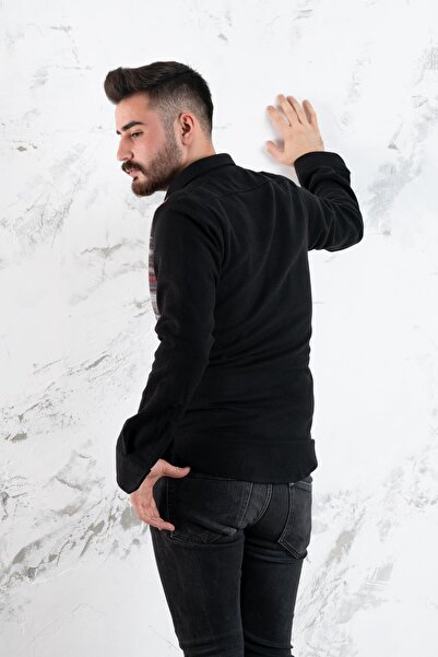 ADVANTE Slimfit Piece Patterned Men's Lumberjack Shirt