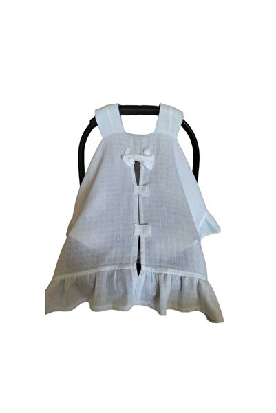 eyma home غطاء ووسادة لعربة الأطفال من القطن بطبقة واحدة من الموسلين