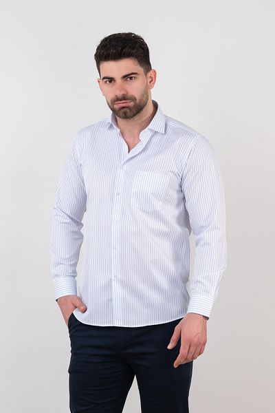 AKÇAYLAR Ανδρικό πουκάμισο Mugi Casual Cut με τσέπες