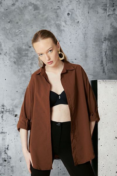 HAKKE Langes Basic-Shirt in Übergröße