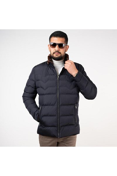 AKÇAYLAR Ανδρικό παλτό Montesori Slimfit Quilted