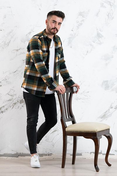 ADVANTE Πουκάμισο ξυλοκόπο Slimfit με διπλή τσέπη