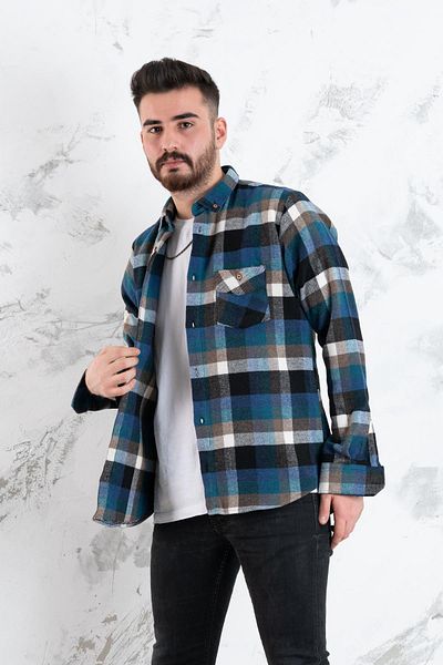 ADVANTE Πουκάμισο ξυλοκόπο Slimfit με διπλή τσέπη