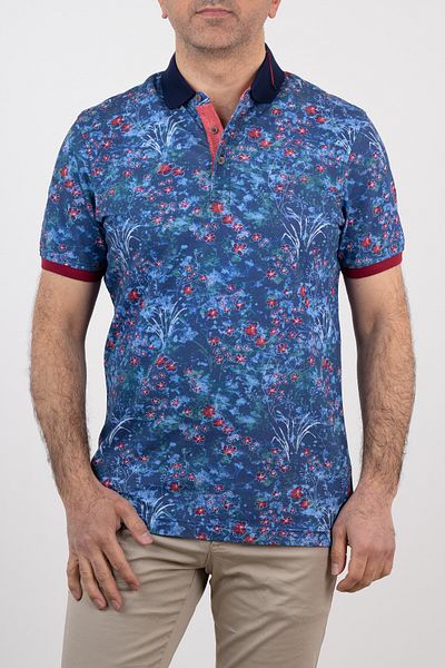 Diandor Tricou - Albastru - Regular fit