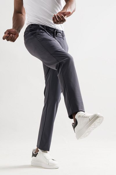 Ecer Slimfit Waist Elastic and Threaded Polyamide Light Shiny Winter Fabric Men's Jogger Pants