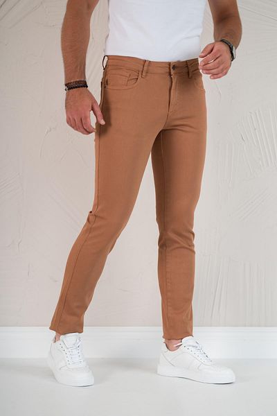 AKÇAYLAR Ανδρικό τζιν παντελόνι από βαμβάκι Lycra Regular Fit