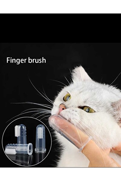 Dalian Home Silikon Kedi Ve Köpek Diş Fırçası Evcil Hayvan Bakım Fırçası Yumu...