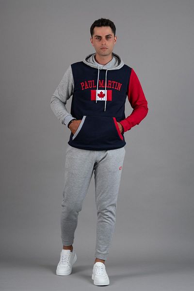 Paul Martin Canadian Φούτερ Paul Martin με κουκούλα 3 κλωστών με τσέπες