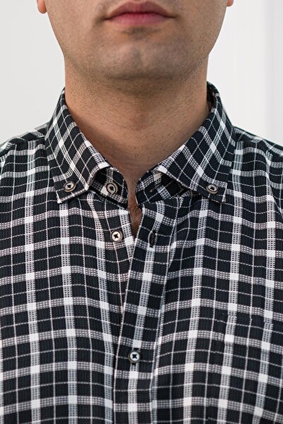 ADVANTE Широкий і зручний (БІЛЬШИЙ) крій, кишені, комір в клітинку, ґудзики, класична чоловіча сорочка