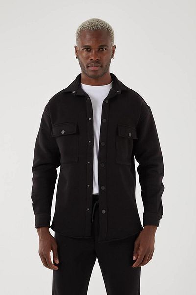 AKÇAYLAR Σετ αθλητικής φόρμας Regular Fit 3 Thread Inside Fleece Snap Closure με τσέπη και ελαστικά πόδια