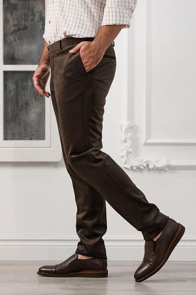 APARTRO Regular Fit Λεπτό Corduroy Παντελόνι με Πλαϊνή Τσέπη Παχύ ύφασμα βελούδο