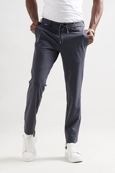 Ecer Slimfit Waist Elastic and Threaded Polyamide Light Shiny Winter Fabric Men's Jogger Pants