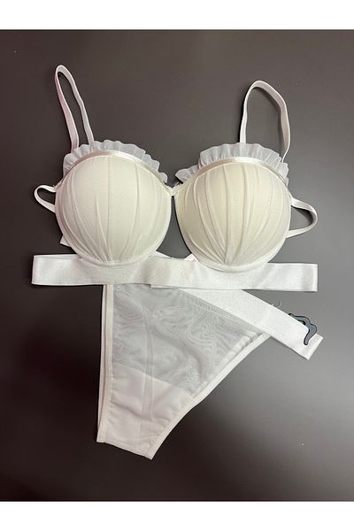 Top Step Strapless Oyster Bra Set