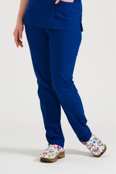 Class Üniforma Tek Alt μπλε κοβαλτίου Blue ελαστικό ύφασμα Unisex Παντελόνι Ν...