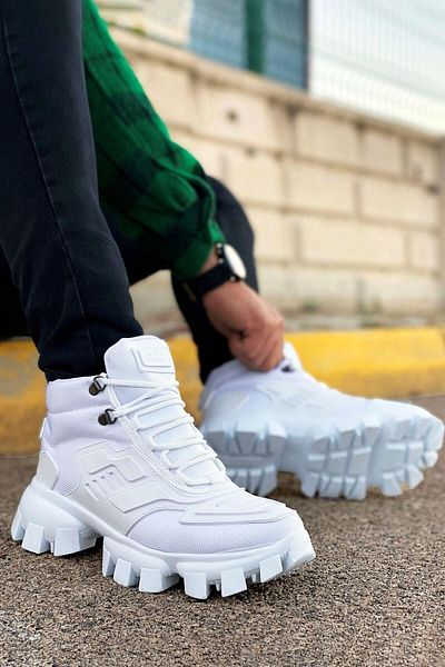 BIG KING Λευκή σόλα Dozer Unisex καθημερινά αθλητικά μποτάκια