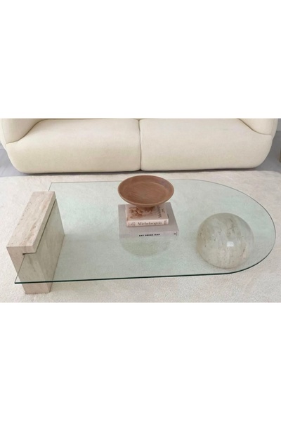 Sinem Şahin Mimarlık Mermer Orta Sehpa