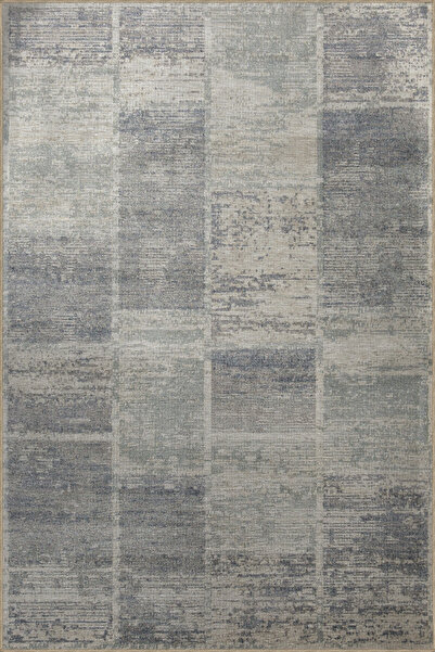 Rugs Modern Halı Gri Temalı Soyut Kare Geometrik Desenli Kreatif Modern Dekor...