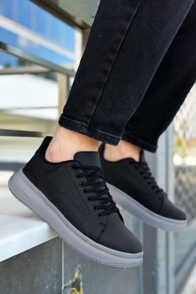 BIG KING Black Smoked High Men's Sneakers