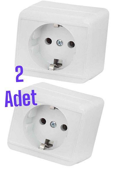 ÇEÇEN HOME (2 Pieces) Surface Mounted Socket Single