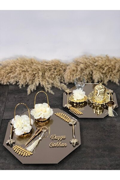 Masalsı Concept 2 tăvi pentru logodne și promisiuni - Decor pentru cadouri