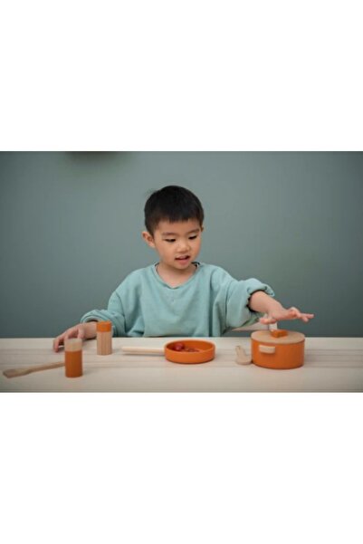 Trixie MR.FOX - SET DE GATIT DIN LEMN - AHŞAP OYUNCAK PİŞİRME SETİ