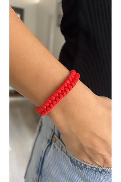Kutcha Accessories Kutcha Women's Herringbone Handmade Knitted Bracelet