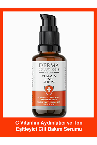 PURE VİTAMİN C SERUM - Ton Eşitleyici Aydınlatıcı Serum %10 C Vitamini, Ferulik Asit
