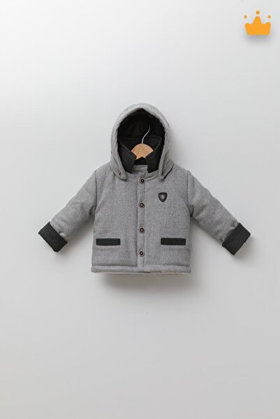 Babyhola 1.5 Tog Знімний капюшон з бавовняною підкладкою Дитячий утеплений пальто 13438