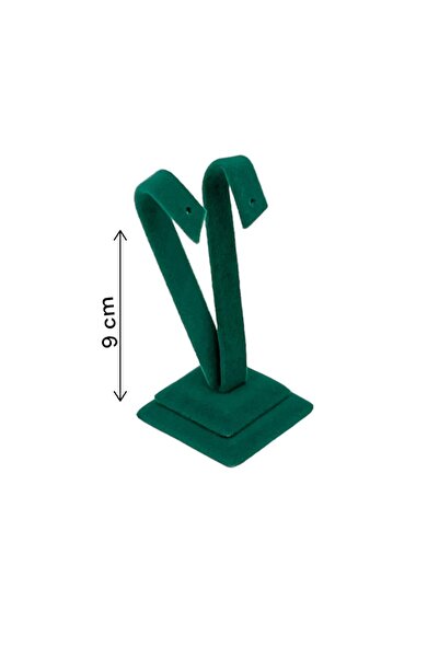 Zeyn Dekor Σταντ για σκουλαρίκια με θέμα το πράσινο φοίνικα, ύψους 9 εκ., κομ...