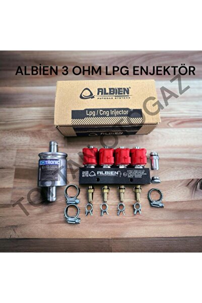 ALBİEN ENJEKTÖR 3 OHM LPG ENJEKTÖR + FİLTRE HEDİYELİ