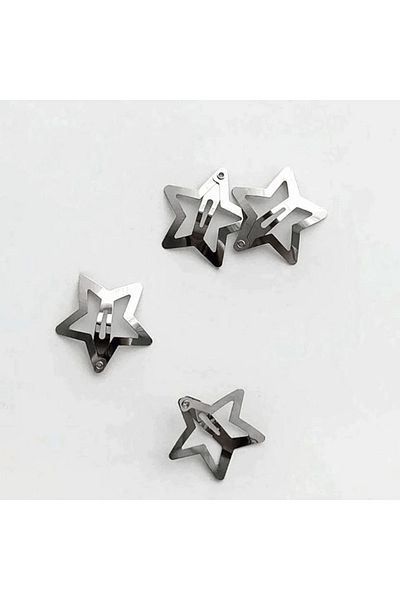 Gofeel Set de catarame din 4 piese Y2K Star Style - Star Snap