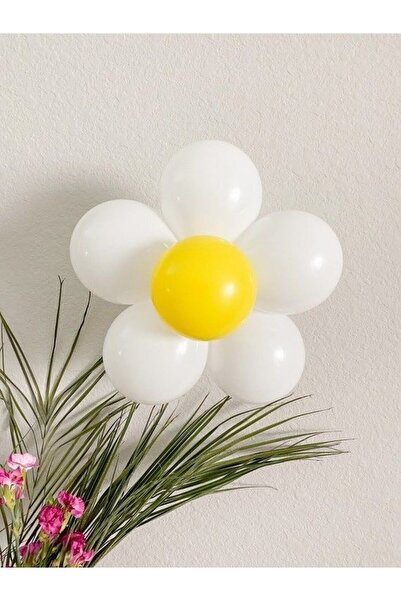 Partifabrik Daisy Balloon Set 5 Daisy Balloons with 30 Balloons