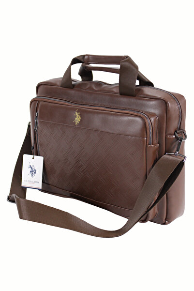 U.S. Polo Assn. 23638 Us Polo Assn Faux Leather Χαρτοφύλακας με ιμάντα ώμου κ...