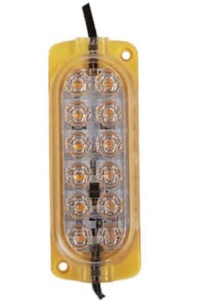 KaraköyOnline 12 Volt 12 Ledli 2.4 Watt Animasyonlu Çakar Modül Sarı