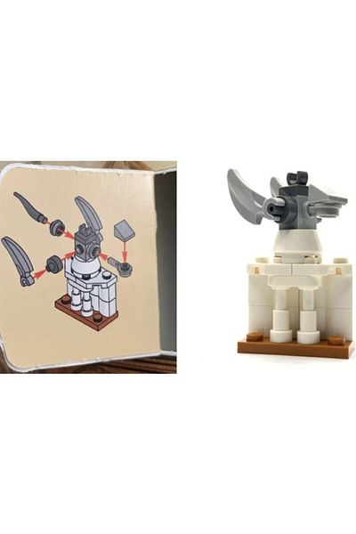 LEGO Micro Buildings by Harry Potter (Day 22) - Gringotts Bank with Dragon