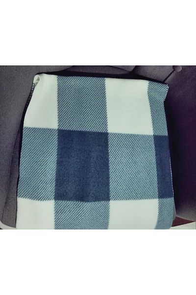 arslan deco Fleece Shawl, Checkered Shawl, Plaid Shawl